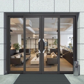 Cửa Nhôm Mở Trượt Quay