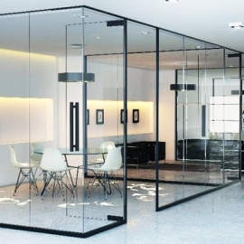 Vách Kính Cường Lực Văn Phòng